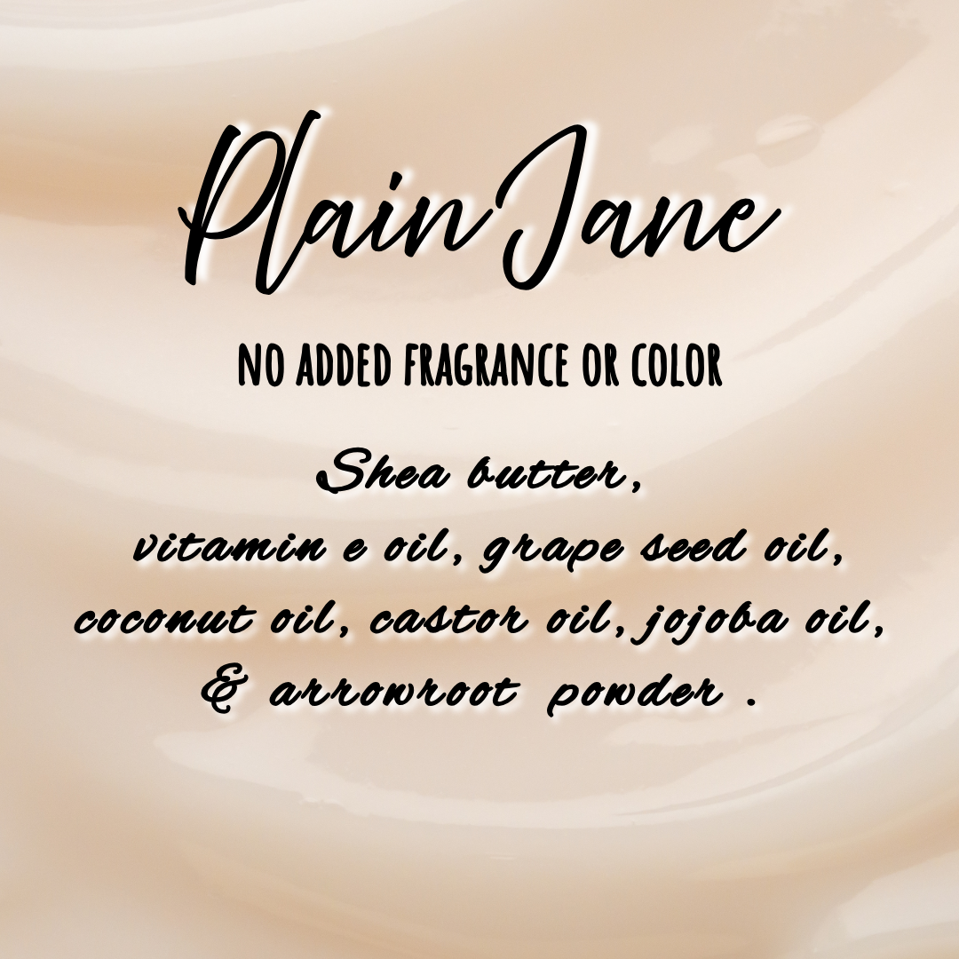 Plain Jane Whipped Body Butter 8 oz.